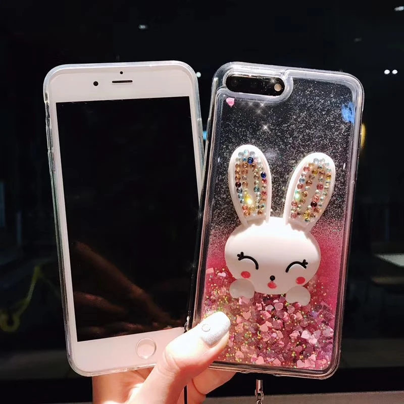 Чехол для samsung J3 J4 J5 J6 J7 A5 A7 A6 A8 2018 coque мода милый зайчик подставки Капа с заячьими