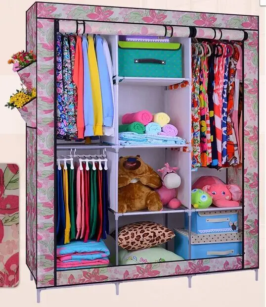 Improvisado montaje de Refuerzo gran armario armario Paño en Armarios