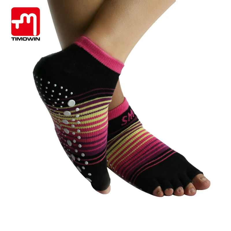 

Profession Antiskid Yoga Socks For Women Rubber Dots Sports Exercise Socks Gym Dance Sport Socks Non Slip Massage Fitness Socks