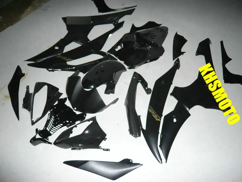 

Injection Mold Fairing Kit for YAMAHA YZF6 08 09 10 15 YZF R6 2008 2012 2015 YZF600 Matte&gloss black Fairings set+7gifts YG12