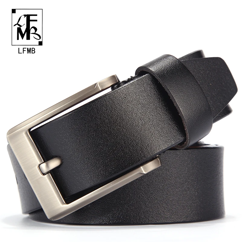 

[LFMB]men belt leather male genuine leather strap trousers male strap genuine leather belt men ceinture homme cuir veritable