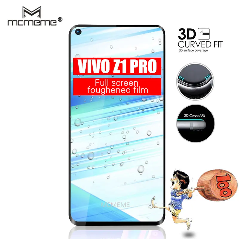 Закаленное стекло MCMEME для VIVO Z1 pro z1pro VIVOz1pro Z5Pro защитная пленка на весь экран