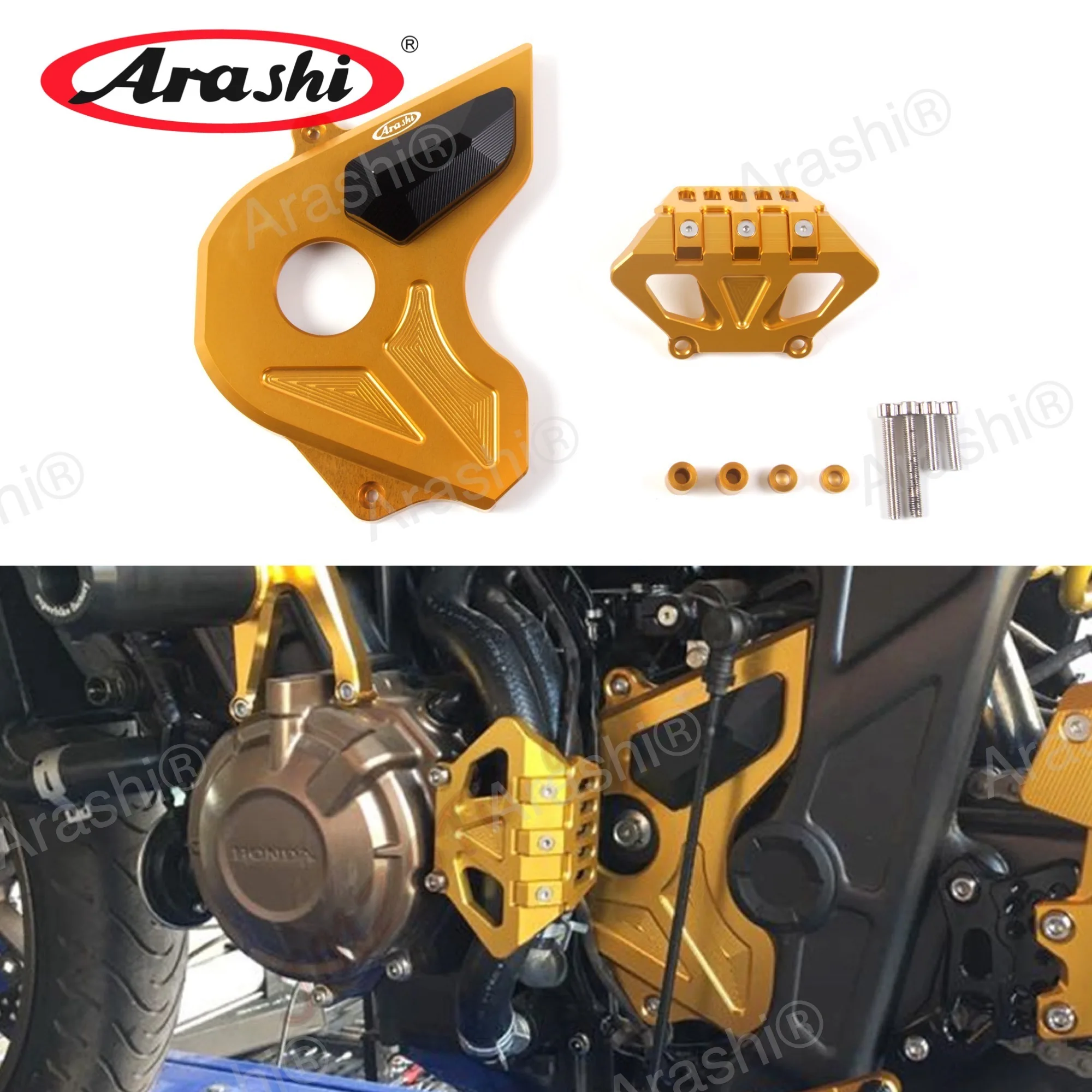 

Arashi CNC Front Sprocket Cover For HONDA CB650F 2014-2018 Motorcycle Chain Guard Cover Protector CB F CBF650 2015 2016 2017