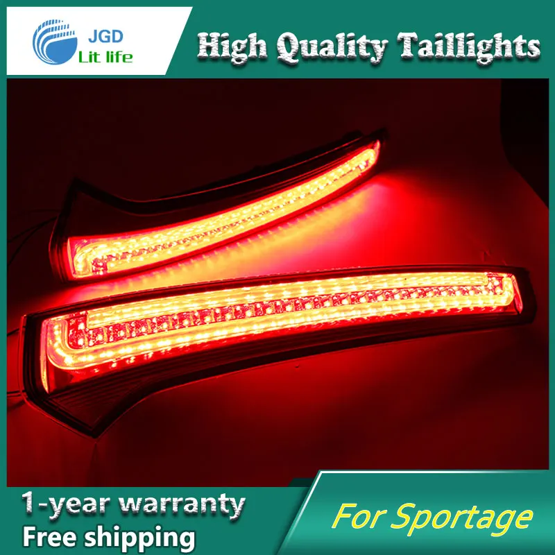 Goede Auto Styling achterlichten LED Remlichten Waarschuwingslichten case Voor KIA Sportage cerato sportageR Ceed 2007 2014 Achterlichten