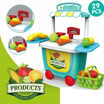 

Children Pretend Play Toy Set Ice Cream Shop Toys Kids Pretend Play Cooking Tableware Sets toys for