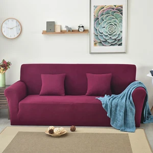 Svetanya флисовый чехол для дивана 14 цветов Чехол для дивана L Секционный чехол для дивана кресла плотный эластичный сплошной цвет - Цвет: 20180298
