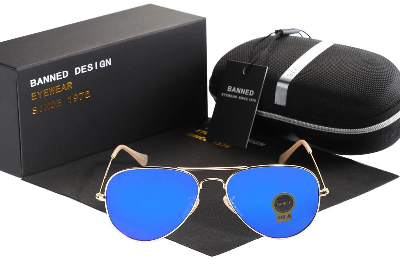 Высокое качество, bnen G15, зеркальные стеклянные линзы, дизайн для женщин и мужчин, авиационное солнцезащитное стекло es uv400 feminin, абсолютно новое, oculos, винтажное солнцезащитное стекло e