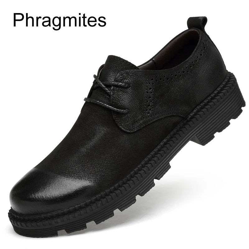 Phragmites/повседневная кожаная обувь; английский бренд; Мужская модная обувь; Новинка; летние мужские кроссовки; Tenis Masculino Adulto; зимние оксфорды