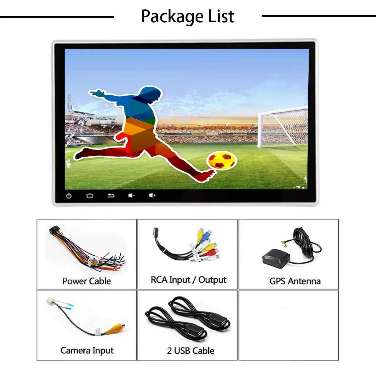 Sale 10.1 inch Car Android Multimedia Player 8Core 1din radio GPS Stereo Wifi bluetooth RDS Audio Universal Stereo Multimedia Players 2