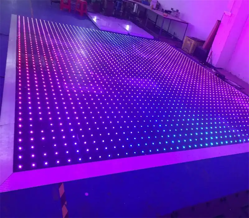 16x16ft Портативный Led видео танцпол RGB для Свадебная вечеринка в стиле диско