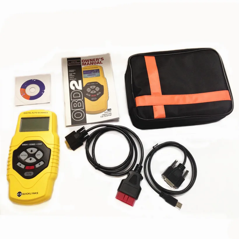 

Hot Quicklynks T79 OBD2 & EOBD & JOBD Auto Scanner Support CAN VPW PWM ISO9141 KW2000 Protocols Code Reader