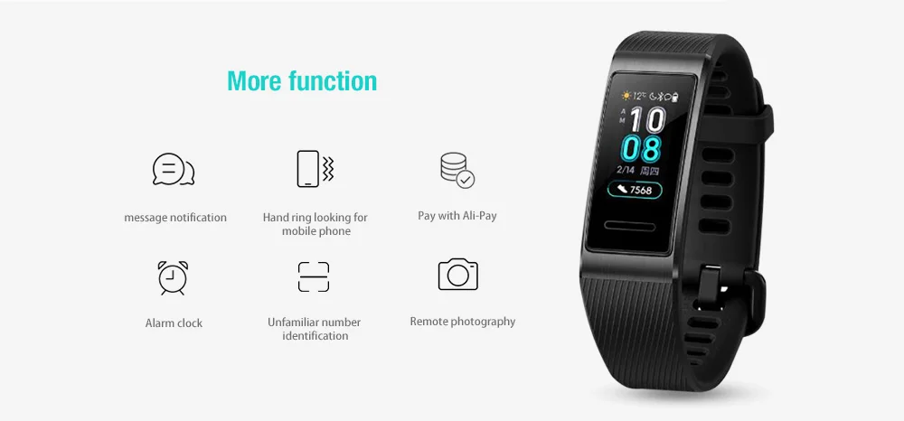 HUAWEI Multifunctional Waterproof Smart Bracelet 3 Pro