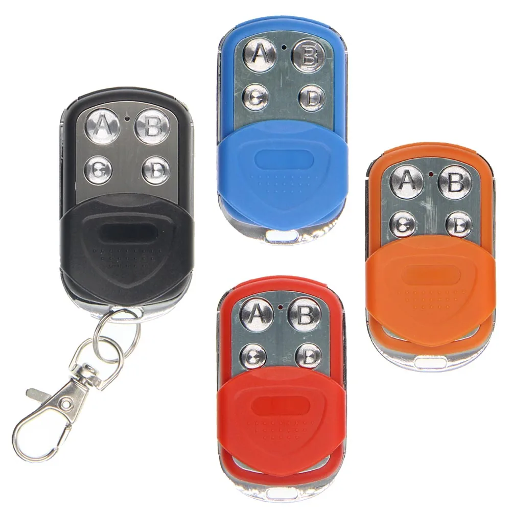 

Colorful Metal Frame Design ABCD Key 4 CH Channels 4CH RF Transmitter Wireless Remote Control ,315/433 MHz PT2260