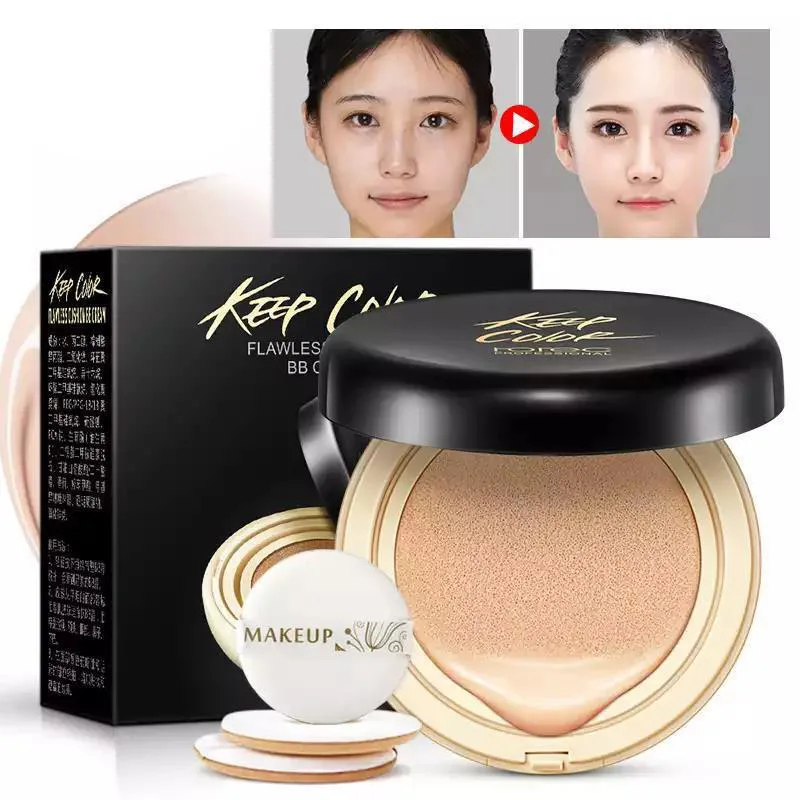 

Korean Makeup Air Cushion BB Cream Concealer Moisturizing Whitening Foundation Makeup SPF 50 Kissen BB Segregation frost