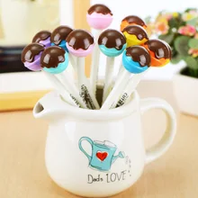 1 лот = 36 шт.! Сладкие шоколадные леденцы гелевая ручка для воды/чернильная ручка/канцелярские принадлежности/детский подарок