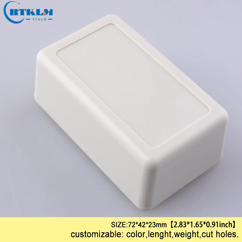 Small DIY project case Plastic enclosure for PCB equipment instrument case ABS plastic junction box desktop enclosure 72*42*23mm