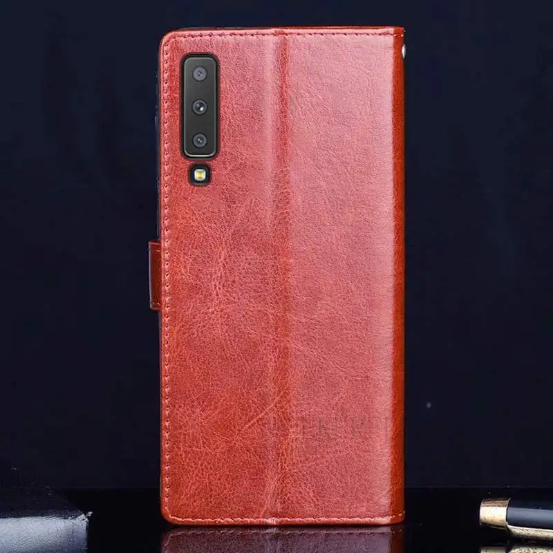 

Luxury Flip Wallet Retro Leather Case For Samsung Galaxy A7 2018 Case S9 S8 S6 S7 J4 J6 J8 A6 A8 A9 2018 Note 3 4 5 8 9 Coque