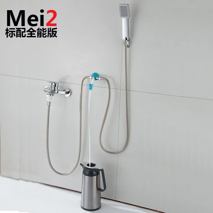 

Basin Faucets A Simple Self Suction Hot Water Shower Without Battery