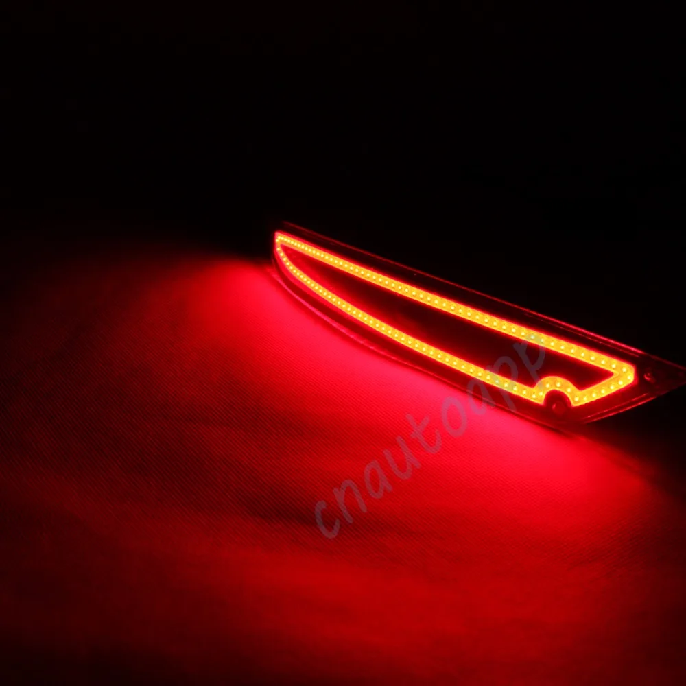  LED Rear Bumper Warning Lights Car Brake Lamp Running Light LED Whole Surface Glowing For Volkswage - 32709667292