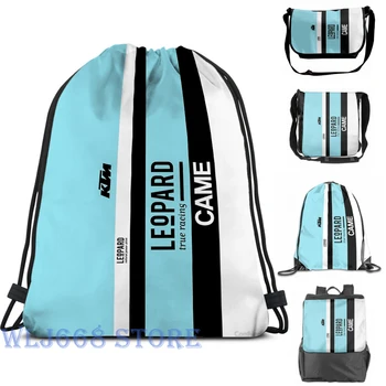 

Funny graphic print shoulder Bags women Team Leopard Racing Single shoulder backpack travel for men Gym Bag