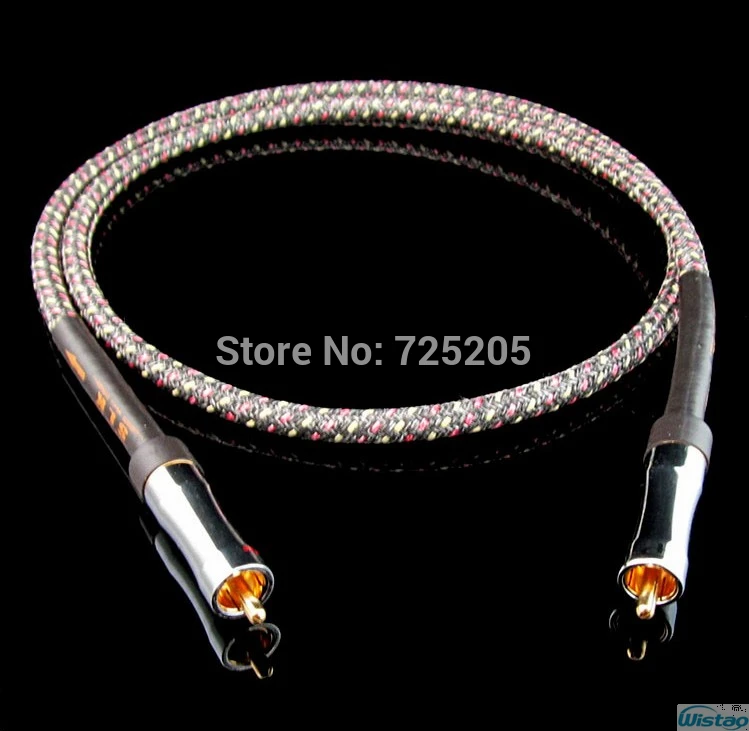 IWISTAO HIFI кабель Американский AQ HD6 A BNC коаксиальный посеребренный 1 м 5 DIY Бесплатная