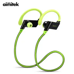 Aimitek S808 Беспроводной Спортивные наушники Bluetooth устойчивое наушники Бег гарнитуры Шум отмены стерео Наушники с микрофоном