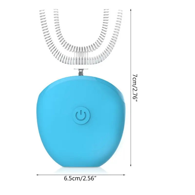 Новая 360 градусов Автоматическая дезинфекция U Таймер в форме повара ультра звуковая Силиконовая Водонепроницаемая электрическая зубная щетка Беспроводная перезаряжаемая 3 режима