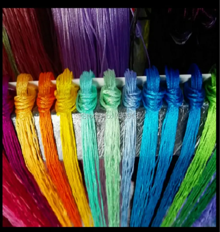 

Choose Your Needed Colors Cross Stitch Silk Thread Floss Yarn Similar DMC
