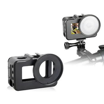 

Aluminum Protective Frame Shell Case For DJI OSMO Action Cover Sports Camera Heat Dissipation Frame 52mm UV Lens Accessories