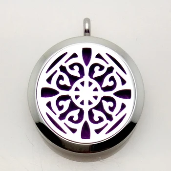 

2016 new design Essential Oils Stainless Steel Perfume Diffuser Pendant Locket Necklace
