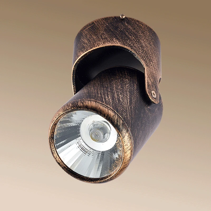 

5W 7W 12W 15W COB Led downlights Surface Mounted Ceiling Spot light 360 degree Rotation Ceiling Downlight White AC85-265V