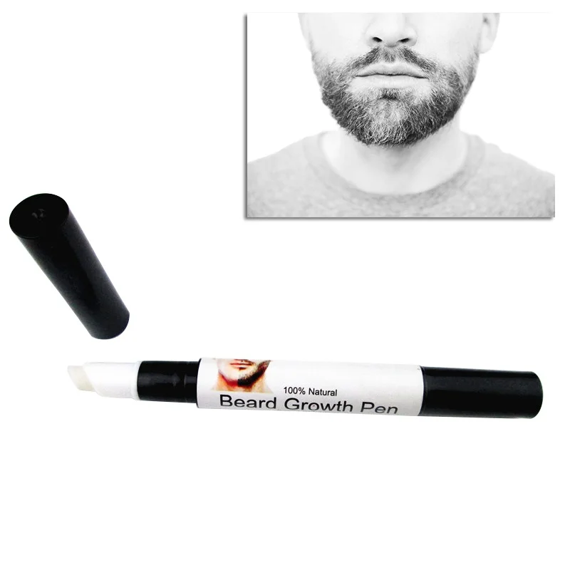 Fast Beard Whiskers Mustache Beard type growth pen Fast Effective Easy to Use spray Shape Drawing 3