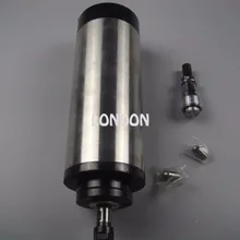 ER11 диаметром 80 мм 220 V 1.5KW водяного охлаждения мотор шпинделя 4 подшипник для фрезерный станок с ЧПУ