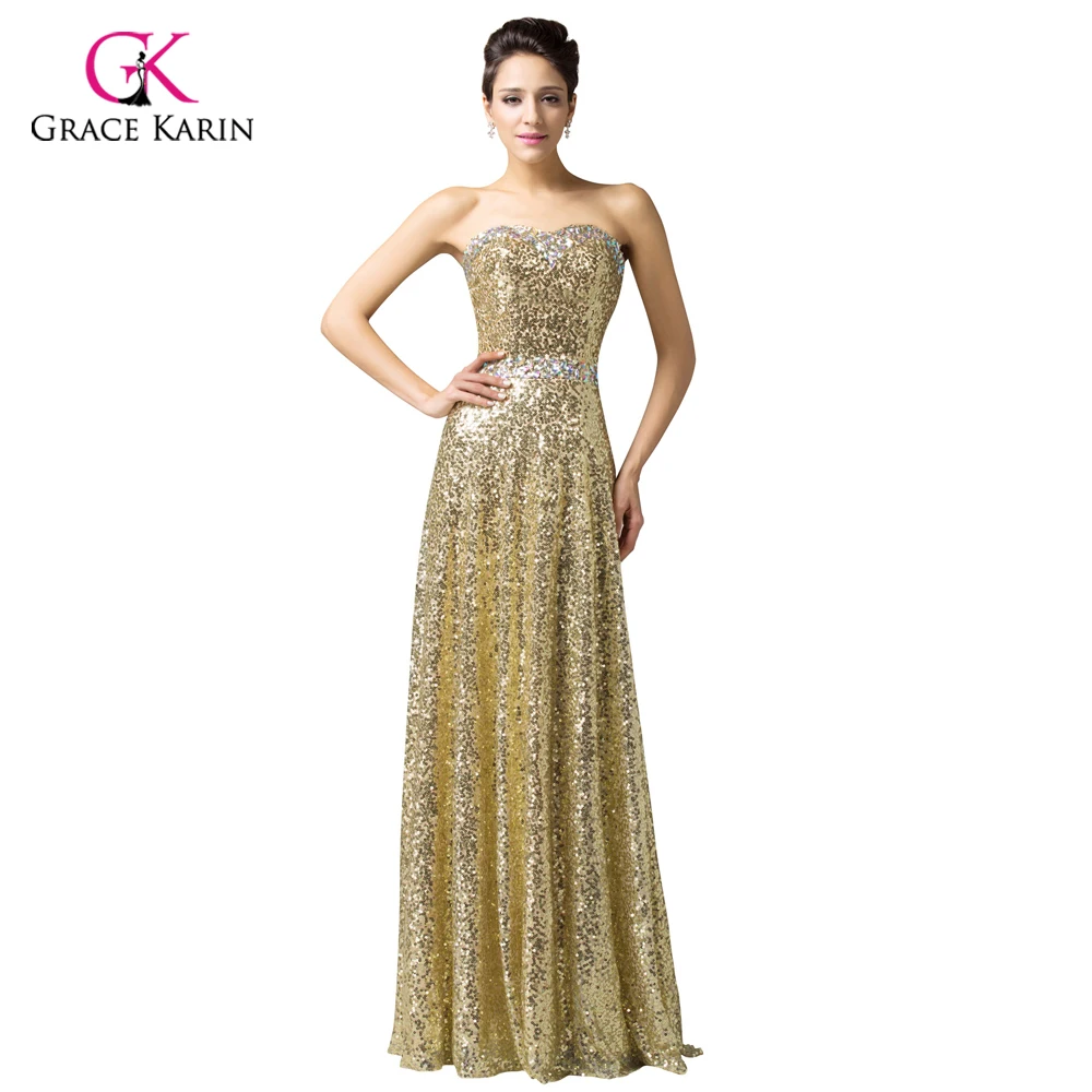 Long gold evening dresses for women near me