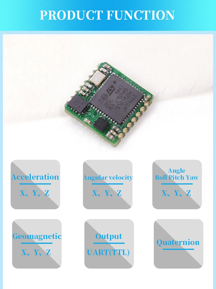 giroscópio eletrônico + ângulo + magnético, para arduinos