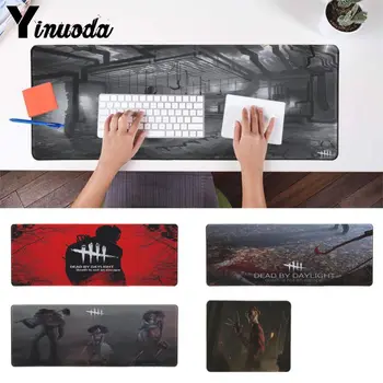 

Yinuoda new design dead by daylight Keyboards Mat Rubber Gaming mousepad Desk Mat Pattern Accessories mousepad gamer play mats