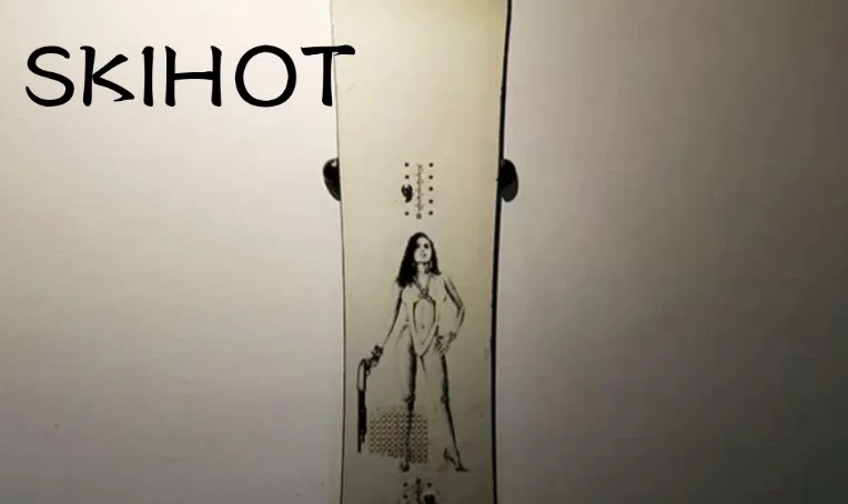 

SKIHOT Single-board and double-board ski rack hanging ski wall artifact ski rack ski