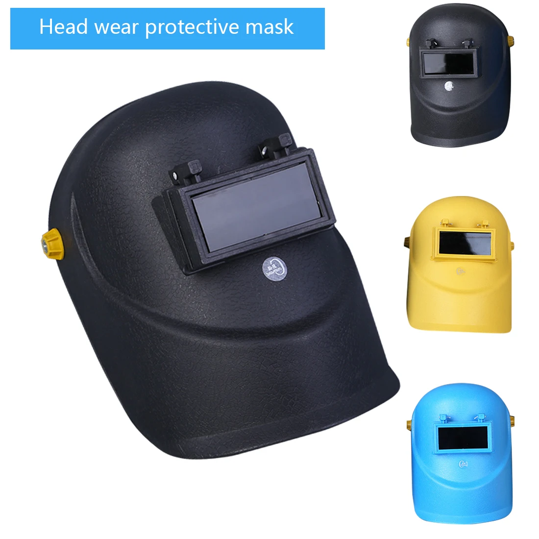 Mask Eyes Leather Welding Helmets Mask Welder Goggles Darken Shade Auto