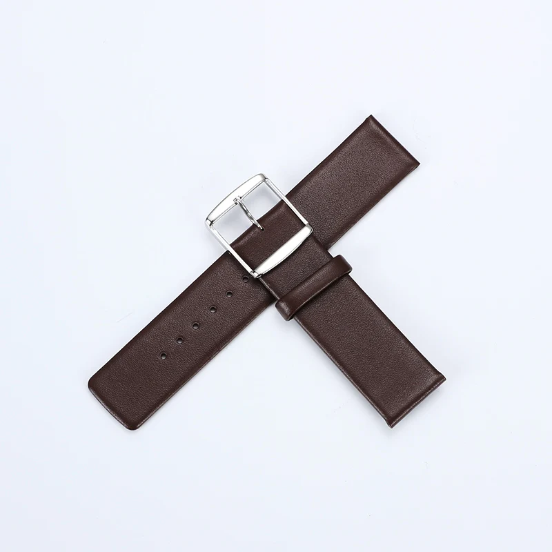 Ремешок для часов кожаный черный темно-коричневый ремешок для часов 16 мм 18 мм 20 мм 22 мм 24 мм сменный ремешок полированный контакт пряжка