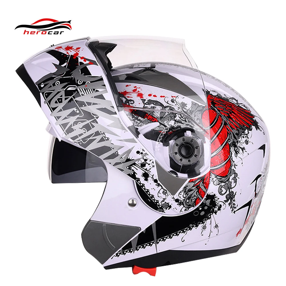 

JIEKAI Motorcycle Helmet Moto Casco Filp Up Visor Capacete Motocross Helmet Unisex Motorbike Full Face Helmet Riding Modular