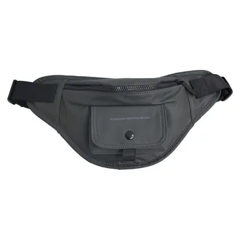 

2019NEW FASHION Neutral Outdoor Zipper anti theft PU Messenger Bag Hobos Sport Chest Bag Waist Bag teenager girls travel July 23