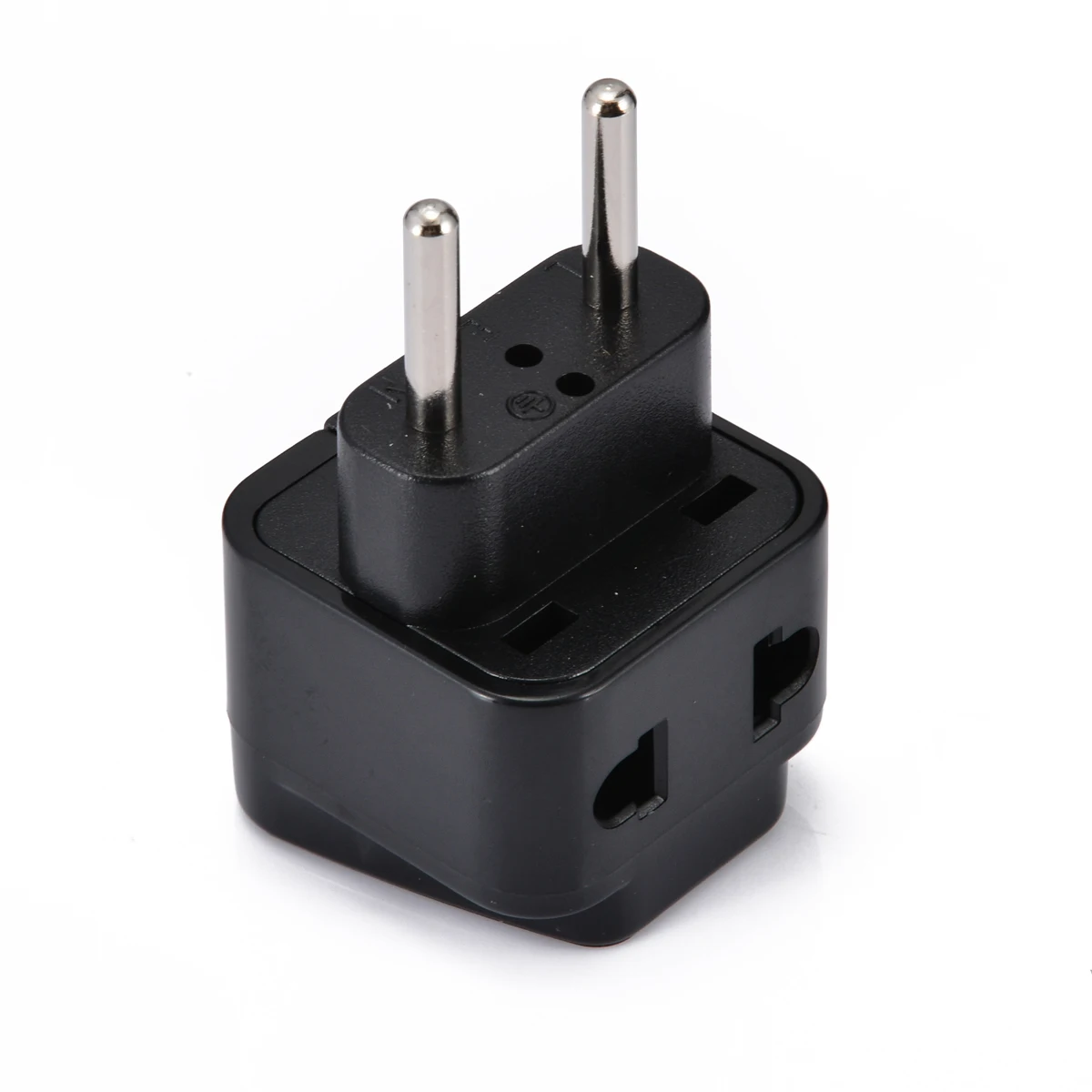 New Arrival 1 to 2 UK/US/EU/AU Outlet to EU/Brazil/Israel Splitter Plug Adapter Charger 110V-250V 10A