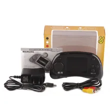 Coolboy RS-8 2,5 дюймов TFT дисплей портативная игровая консоль встроенный 260 классические игры с av-кабелем поддержка ТВ