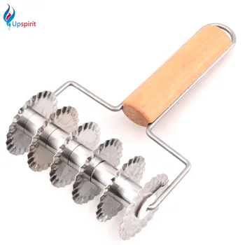 

Upspirit Large Size Metal Fondant Ribbon Cutters Cookie Pizza Pie Bread Pastry Lattice Cutter Kitchen Pastry Baking Tools