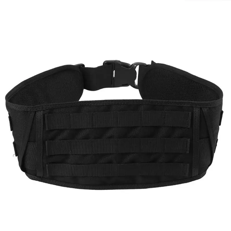 

Outdoor Hunting Men Molle Waist Belt Cummerbund Padded Combat Waist Support Outdoor Hunting Bags Accessories
