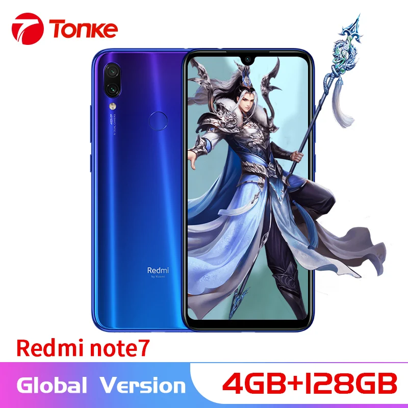 Глобальная версия xiaomi Redmi Note 7 4 ГБ ОЗУ 128 Гб ПЗУ мобильный телефон Snapdragon 660