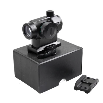 

Tactical Mini Micro Reflex Red/Green Dot Scope Sight QD-Quick Riser Mount Quick Detach 20mm Rail Aim Scope Chasse Caza