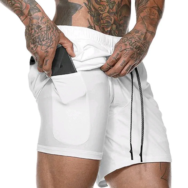 

ZYH gym ASRV Summer men's shorts large size run pants fast dry breathable fitness shorts men Sportswear