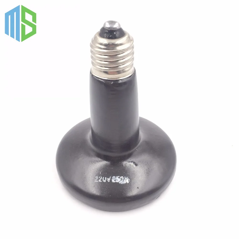 

220V 95x110mm 50~250W Pet Ceramic Emitter Heated Plate Appliance Reptile Poultry Heating Breeding Light Bulb For E27 Lamp Holder