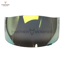 1 PCS Gold Motorcycle Helmet Visor Lens Full Face Shield Case for SHOEI CX1-V X11 Raid 2 XR1000 X-Spirit Multitech